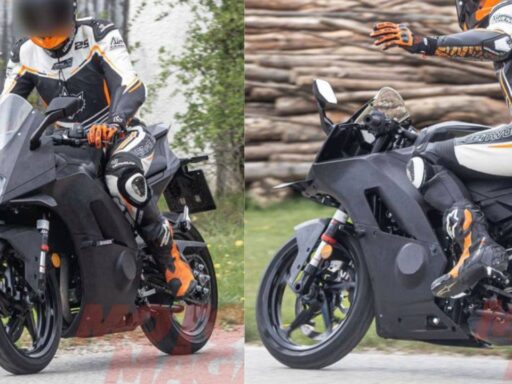 KTM RC 490 spy shoot
